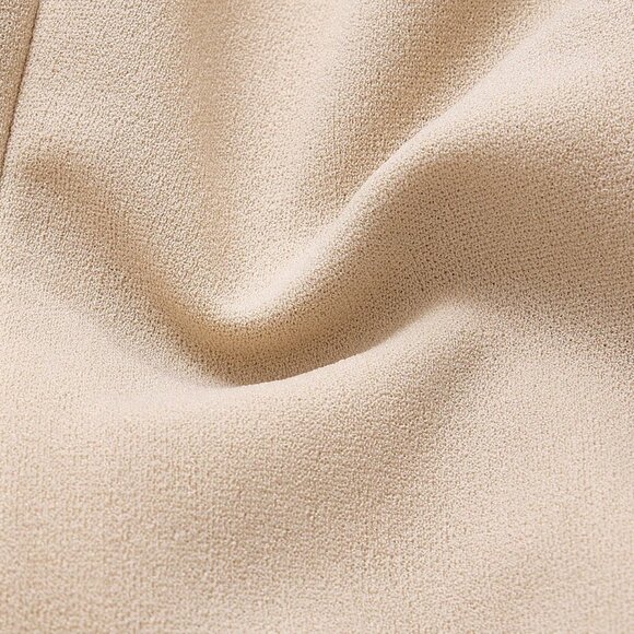 Khaki Elegant Women's Long Sleeve Formal Dress - Picture 7 of 7